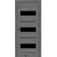 Двері Secret КФД Бук Графіт (аналог Грей New Новий Стиль) зі склом (чорне)
