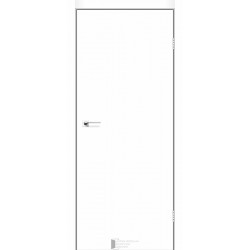 Двері Simpli Loft 01 КФД білий матовий зі склом (сатин матовий)
