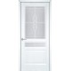 Двері Максима Подільські дуб білий з 2-ма заскленими фільонками