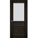 Двери Максима Подольские дуб седой матовое стекло с рисунком