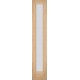 Двері Твінс Подільські дуб світлий 40 з вертикальним склом