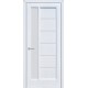 Двери Твинс Подольские дуб белый с вертикальным стеклом