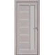 Двери Твинс Подольские текстиль с вертикальным стеклом