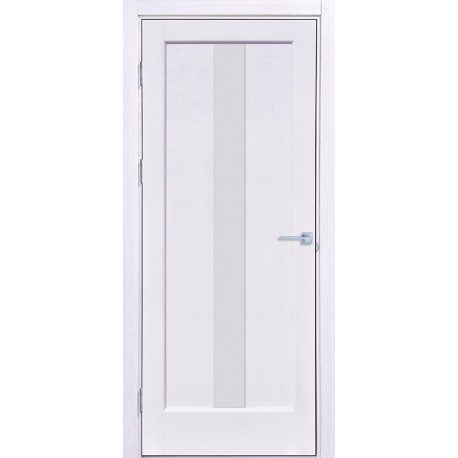 Двері Вертикаль 1 Подільський дуб білий з вертикальним склом