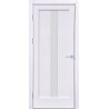 Двери Вертикаль 1 Подольские дуб белый с вертикальным стеклом