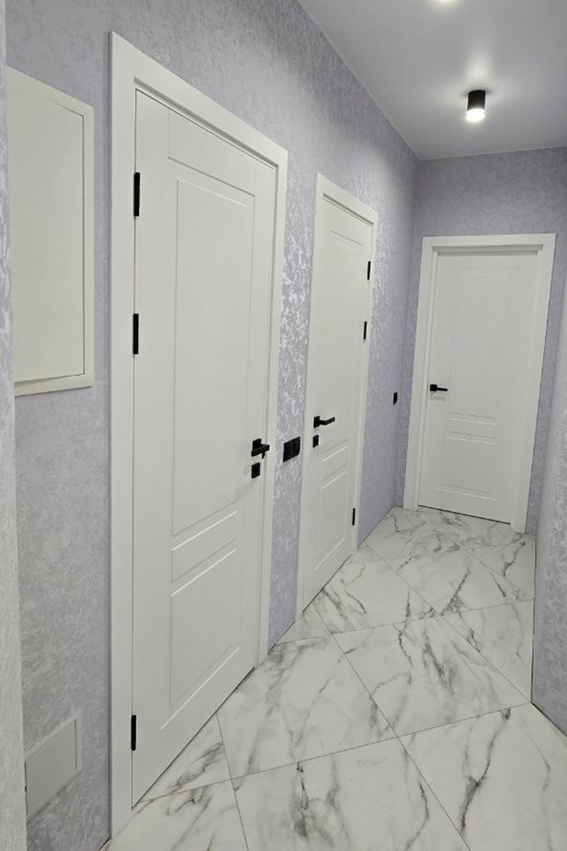 белые двери в интерьере квартиры фото реальные